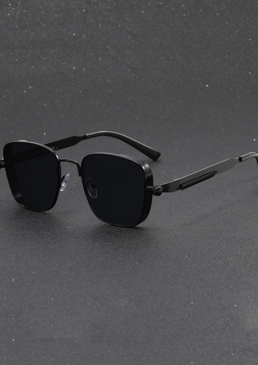 Lentes de sol retro negro